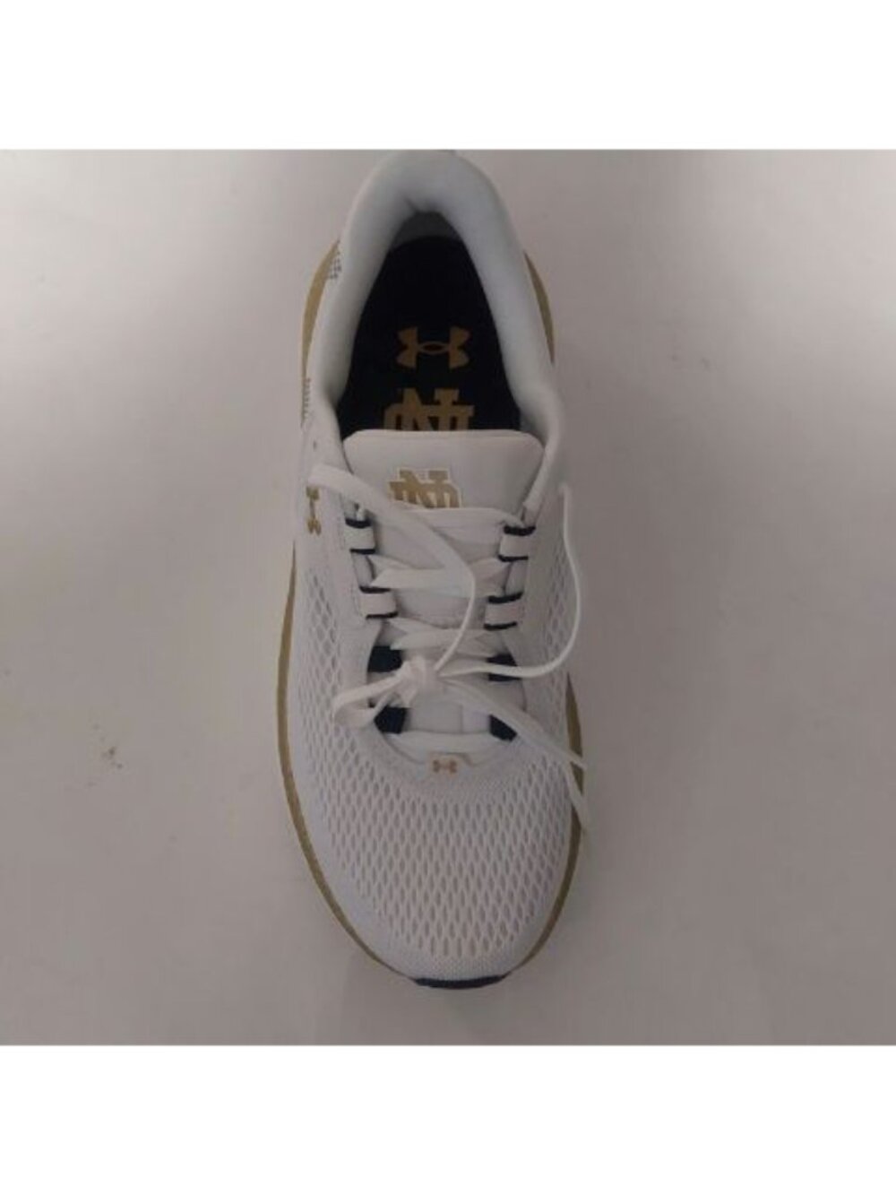 Under Armour Infinite Elite 2 Sneakers Notre Dame Fighting Irish Mens 11 White - Picture 3 of 9